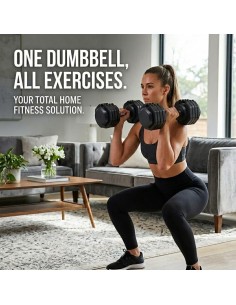 ADJUSTABLE DUMBBELL SET 41KG 2