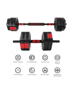 Sechseckiges Hantelset...