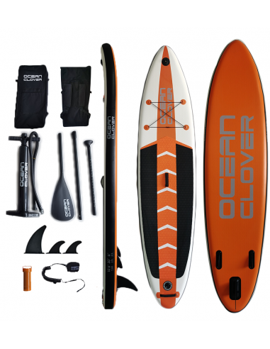 Confrontar El principio Sofisticado Tabla de Paddle Surf 320×76×15 cm Hinchable | Color Naranja