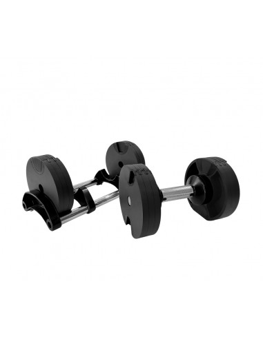 Set Manubri Cromati 20kg Regolabili: Pesi Per Allenamento Forza E Palestra Casa Con Dischi E Manicotti A Vite