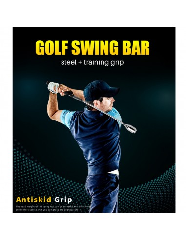 Golf Swing Trainer Golf Warm up Club Réglable Antidérapant Golf Swing  Practice